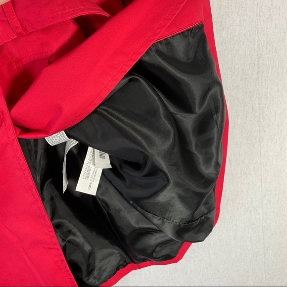 Zara Woman Cranberry Double Breasted Trench Coat - Picture 8 of 14